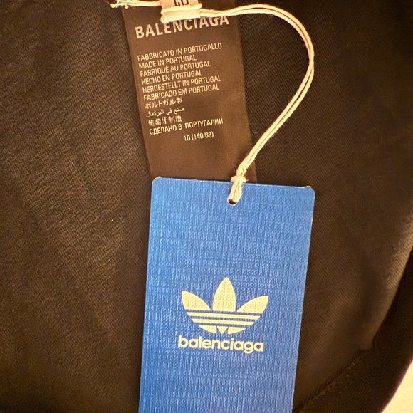 Balenciaga Adidas Kids Tshirt Size 10 New - Picture 4 of 4